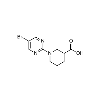 1-(5-Bromo-2-pyrimidinyl)-3-piperidinecarboxylic acid