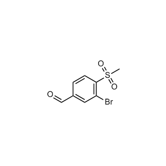 3-Bromo-4-(methylsulfonyl)benzaldehyde