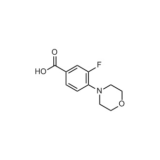 3-Fluoro-4-morpholinobenzoic acid