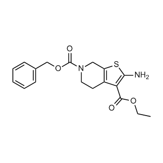 6-O-benzyl 3-O-ethyl 2-amino-5,7-dihydro-4H-thieno[2,3-c]pyridine-3,6-dicarboxylate
