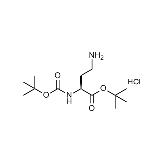 (S)-tert-Butyl 4-amino-2-((tert-butoxycarbonyl)amino)butanoate hydrochloride