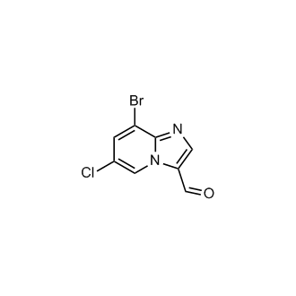 8-Bromo-6-chloroimidazo[1,2-a]pyridine-3-carbaldehyde