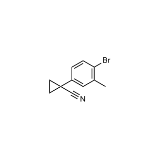 1-(4-Bromo-3-methylphenyl)cyclopropane-1-carbonitrile