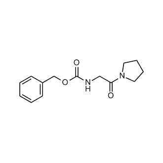 Phenylmethyl-N-[2-oxo-2-(1-pyrrolidinyl)ethyl]carbamate