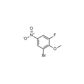 1-Bromo-3-fluoro-2-methoxy-5-nitrobenzene