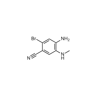 4-Amino-2-bromo-5-(methylamino)benzonitrile