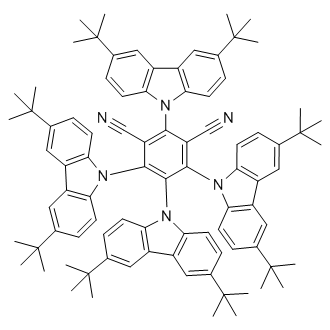 2,4,5,6-Tetrakis(3,6-di-tert-butyl-9H-carbazol-9-yl)isophthalonitrile