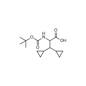 2-((Tert-butoxycarbonyl)amino)-3,3-dicyclopropylpropanoic acid