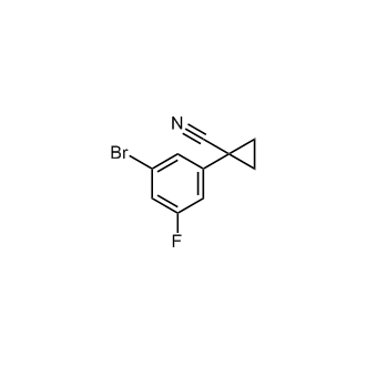 1-(3-Bromo-5-fluorophenyl)cyclopropane-1-carbonitrile