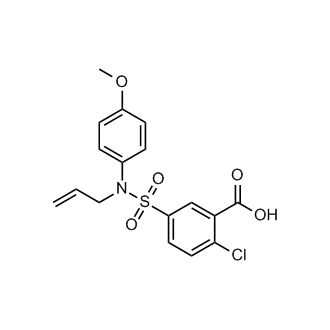 2-Chloro-5-[[(4-methoxyphenyl)-2-propen-1-ylamino]sulfonyl]benzoic acid