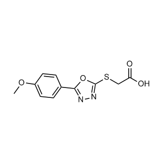 2-{[5-(4-methoxyphenyl)-1,3,4-oxadiazol-2-yl]sulfanyl}acetic acid