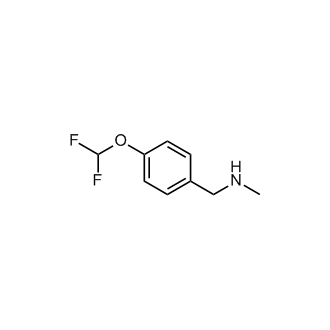 {[4-(difluoromethoxy)phenyl]methyl}(methyl)amine