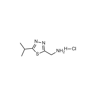 [5-(propan-2-yl)-1,3,4-thiadiazol-2-yl]methanamine hydrochloride