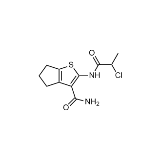2-(2-Chloropropanamido)-4h,5h,6h-cyclopenta[b]thiophene-3-carboxamide
