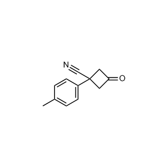 3-Oxo-1-(p-tolyl)cyclobutane-1-carbonitrile