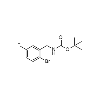 Tert-butyl n-[(2-bromo-5-fluorophenyl)methyl]carbamate