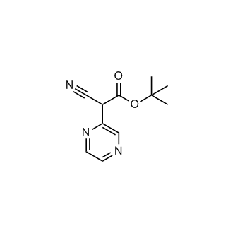 Tert-butyl2-cyano-2-(pyrazin-2-yl)acetate