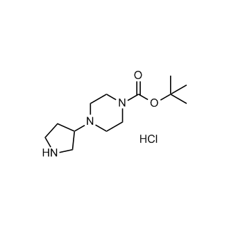 tert-Butyl 4-(pyrrolidin-3-yl)piperazine-1-carboxylate hydrochloride