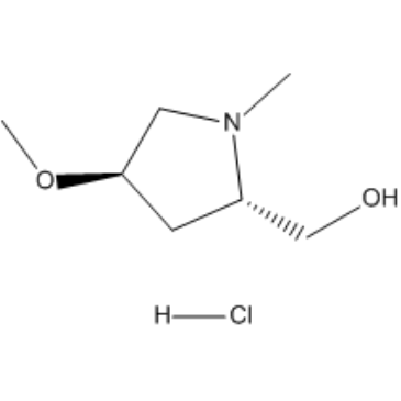 ((2S,4R)-4-Methoxy-1-methylpyrrolidin-2-yl)methanol hydrochloride