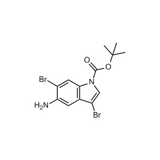 tert-Butyl 5-amino-3,6-dibromo-1H-indole-1-carboxylate