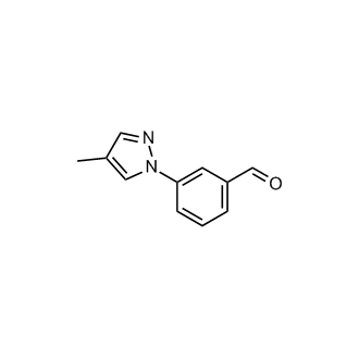 3-(4-Methyl-1h-pyrazol-1-yl)benzaldehyde