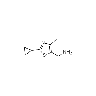 (2-Cyclopropyl-4-methylthiazol-5-yl)methanamine