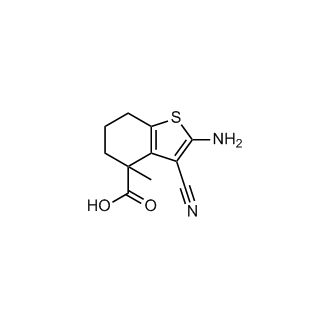 2-Amino-3-cyano-4-methyl-4,5,6,7-tetrahydrobenzo[b]thiophene-4-carboxylic acid