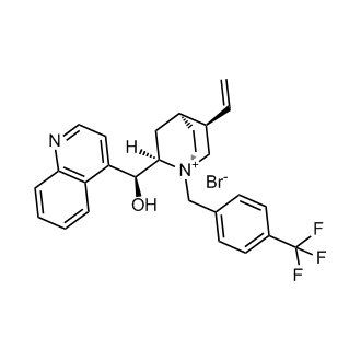 (1S,2R,4S,5R)-2-((S)-Hydroxy(quinolin-4-yl)methyl)-1-(4-(trifluoromethyl)benzyl)-5-vinylquinuclidin-1-ium bromide