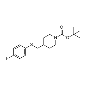 Tert-butyl 4-(((4-fluorophenyl)thio)methyl)piperidine-1-carboxylate