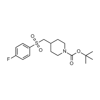 Tert-butyl 4-(((4-fluorophenyl)sulfonyl)methyl)piperidine-1-carboxylate