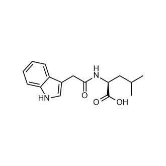 (2-(1H-indol-3-yl)acetyl)-L-leucine