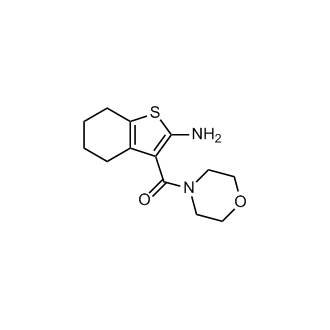 (2-Amino-4,5,6,7-tetrahydrobenzo[b]thiophen-3-yl)(morpholino)methanone