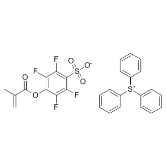 Triphenylsulfonium 2,3,5,6-tetrafluoro-4-(methacryloyloxy)benzenesulfonate