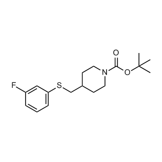 Tert-butyl 4-(((3-fluorophenyl)thio)methyl)piperidine-1-carboxylate