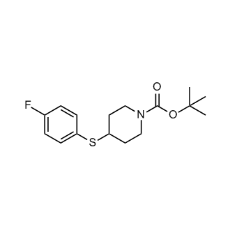 Tert-butyl 4-((4-fluorophenyl)thio)piperidine-1-carboxylate