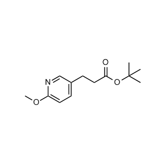 Tert-butyl 3-(6-methoxypyridin-3-yl)propanoate