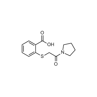 2-((2-Oxo-2-(pyrrolidin-1-yl)ethyl)thio)benzoic acid