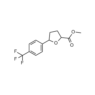 Methyl 5-(4-(trifluoromethyl)phenyl)tetrahydrofuran-2-carboxylate
