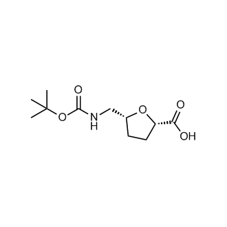 rel-(2S,5R)-5-(((tert-butoxycarbonyl)amino)methyl)tetrahydrofuran-2-carboxylic acid