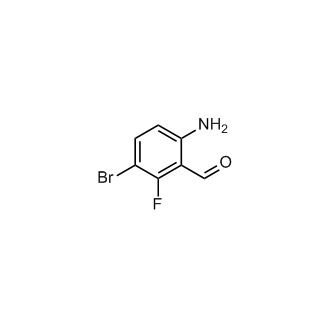 6-Amino-3-bromo-2-fluorobenzaldehyde