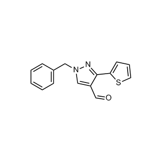 1-Benzyl-3-(thiophen-2-yl)-1H-pyrazole-4-carbaldehyde