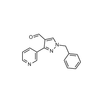 1-Benzyl-3-(pyridin-3-yl)-1H-pyrazole-4-carbaldehyde