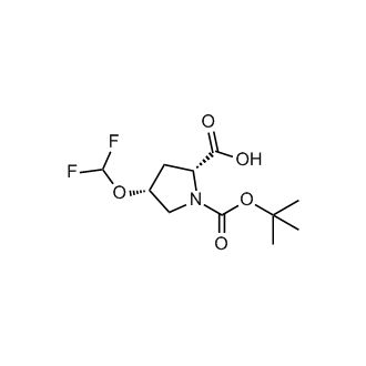 (2R,4R)-1-(tert-butoxycarbonyl)-4-(difluoromethoxy)pyrrolidine-2-carboxylic acid