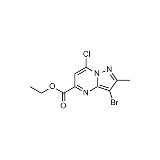 Ethyl 3-bromo-7-chloro-2-methylpyrazolo[1,5-a]pyrimidine-5-carboxylate
