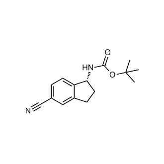 Tert-butyl (R)-(5-cyano-2,3-dihydro-1H-inden-1-yl)carbamate