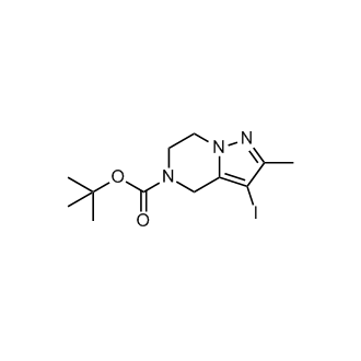 Tert-butyl 3-iodo-2-methyl-6,7-dihydropyrazolo[1,5-a]pyrazine-5(4H)-carboxylate