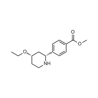 Methyl 4-((2R,4S)-4-ethoxypiperidin-2-yl)benzoate