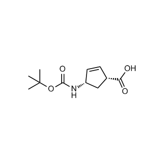 rel-(1R,4S)-4-((tert-butoxycarbonyl)amino)cyclopent-2-enecarboxylic acid
