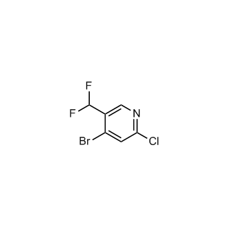 4-Bromo-2-chloro-5-(difluoromethyl)pyridine