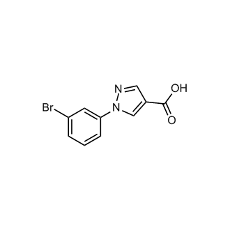 1-(3-Bromophenyl)-1H-pyrazole-4-carboxylic acid
